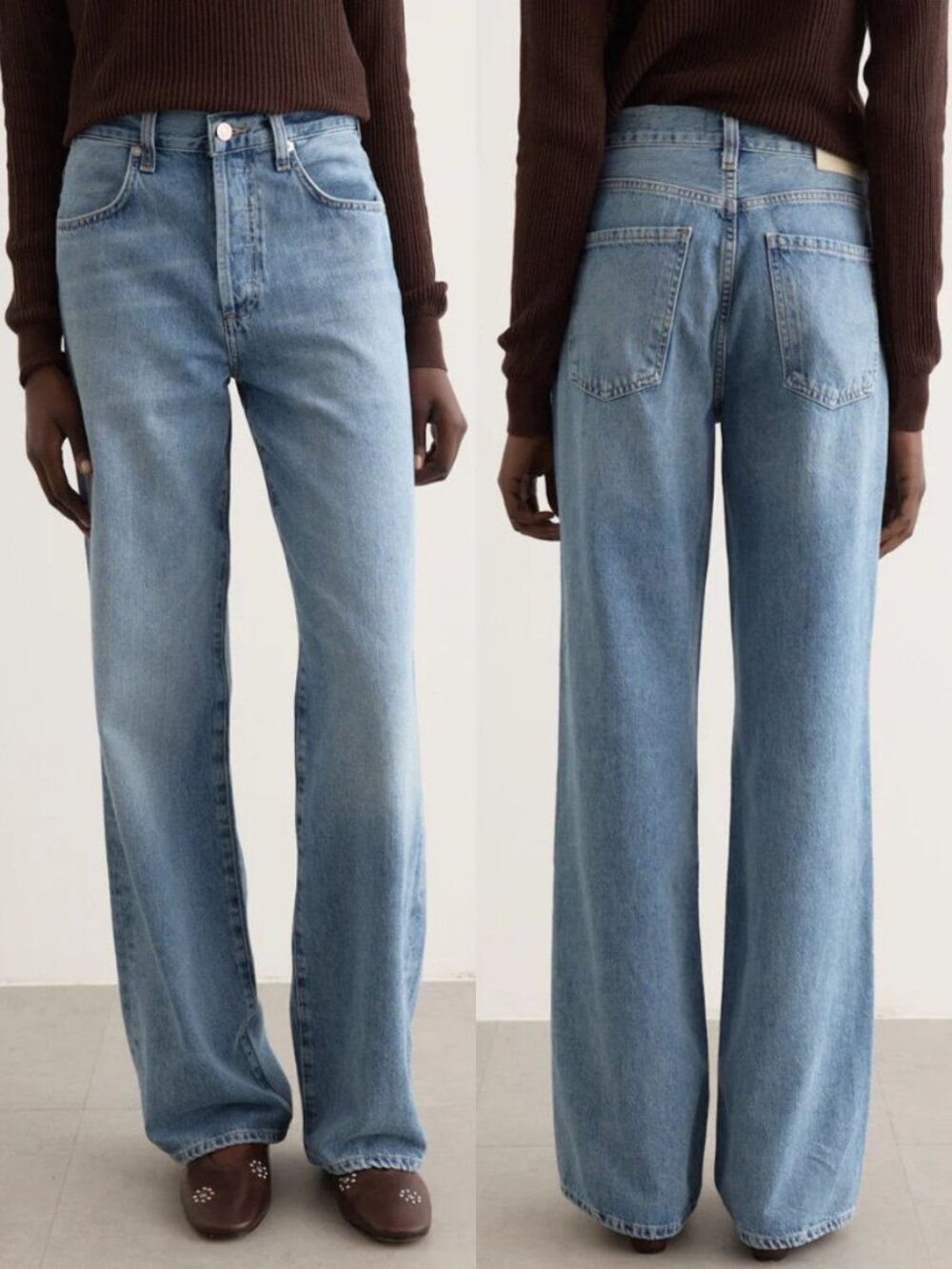 Citizens of Humanity Annina Jean Meuse Blue Denim High Waisted Straight Leg 24 - Picture 11 of 13
